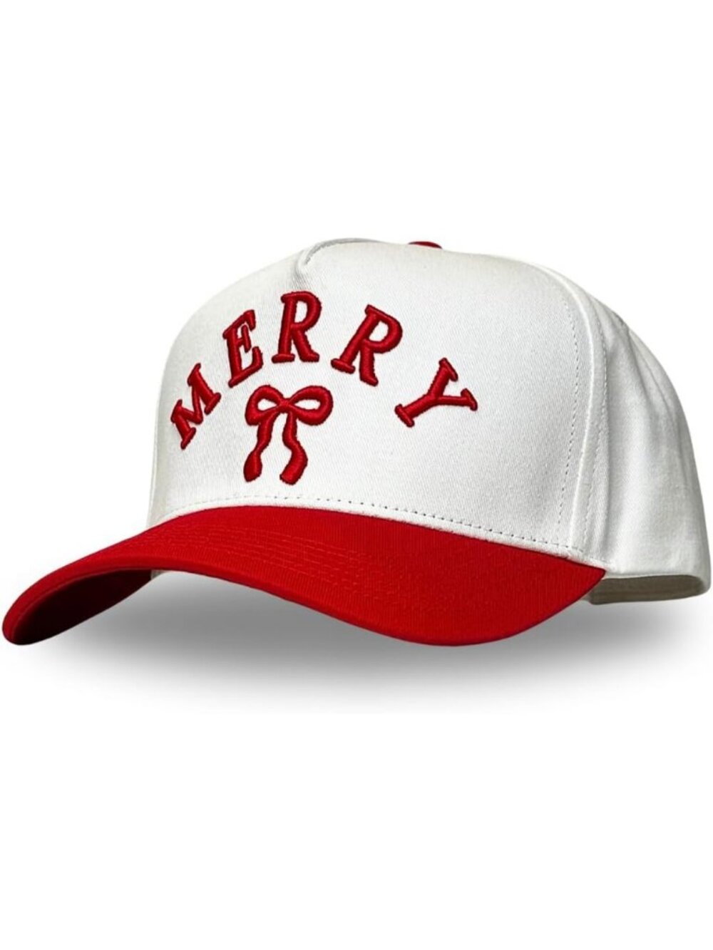 Trendy Vintage Trucker Hat for Men & Women | Green & Red | Holiday Style